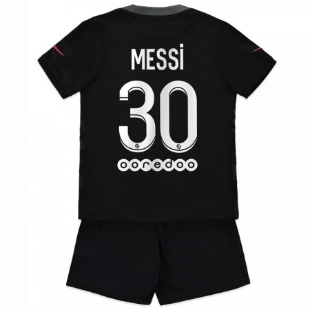 Billiga Fotbollströjor Paris Saint-Germain Lionel Messi 30 Barn Tredje tröja 2021/22 Kortärmad
